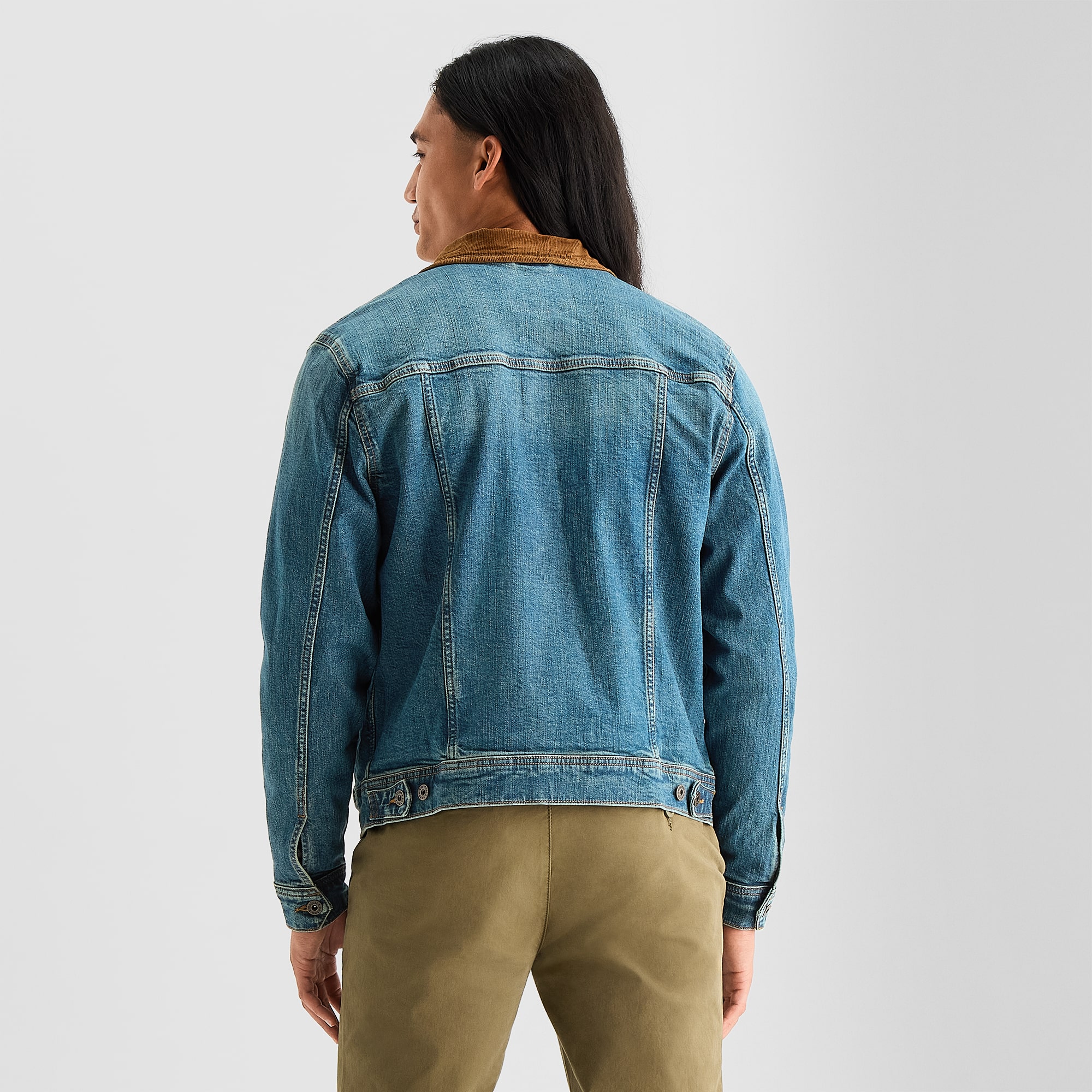 mutual weave Mens Denim Jacket