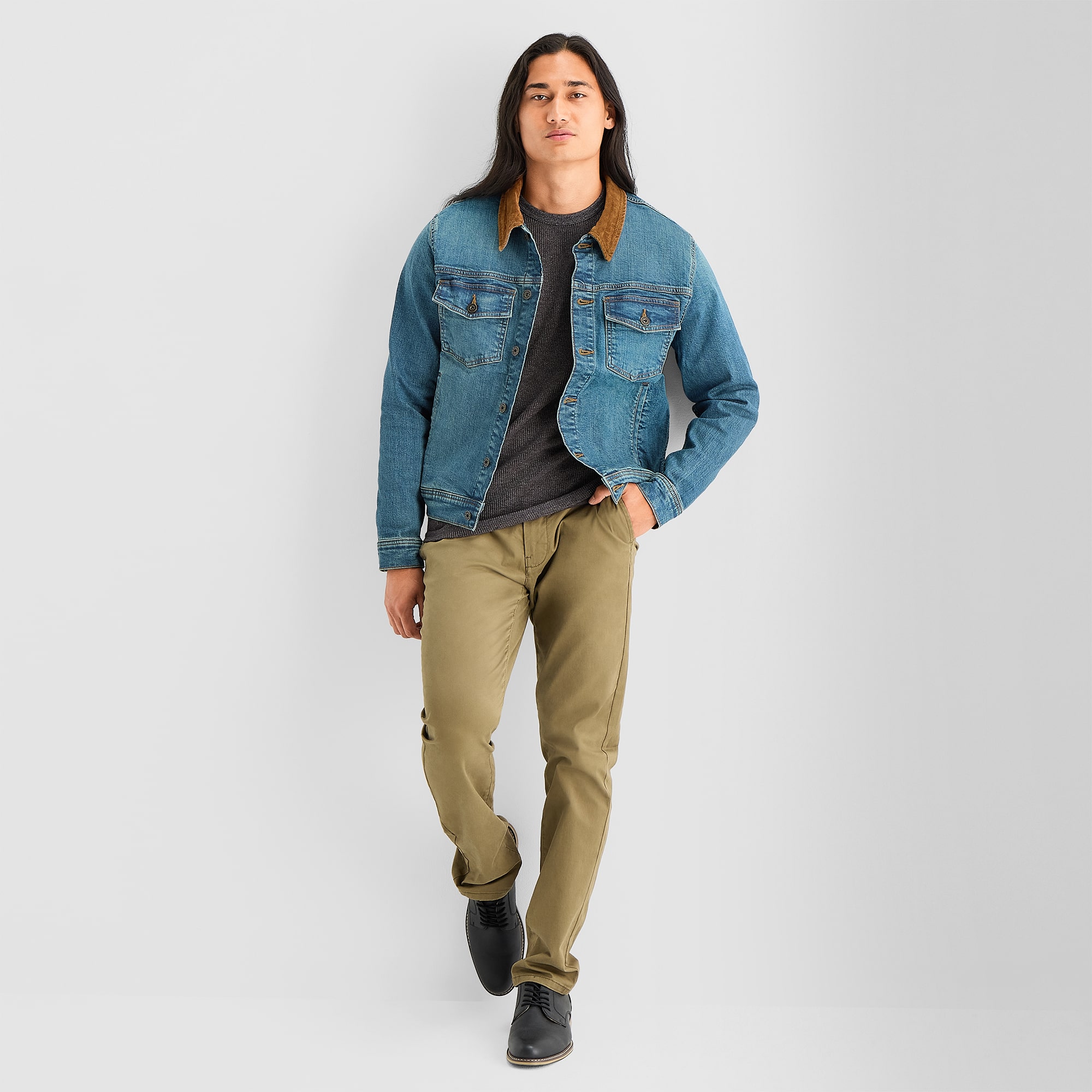 mutual weave Mens Denim Jacket