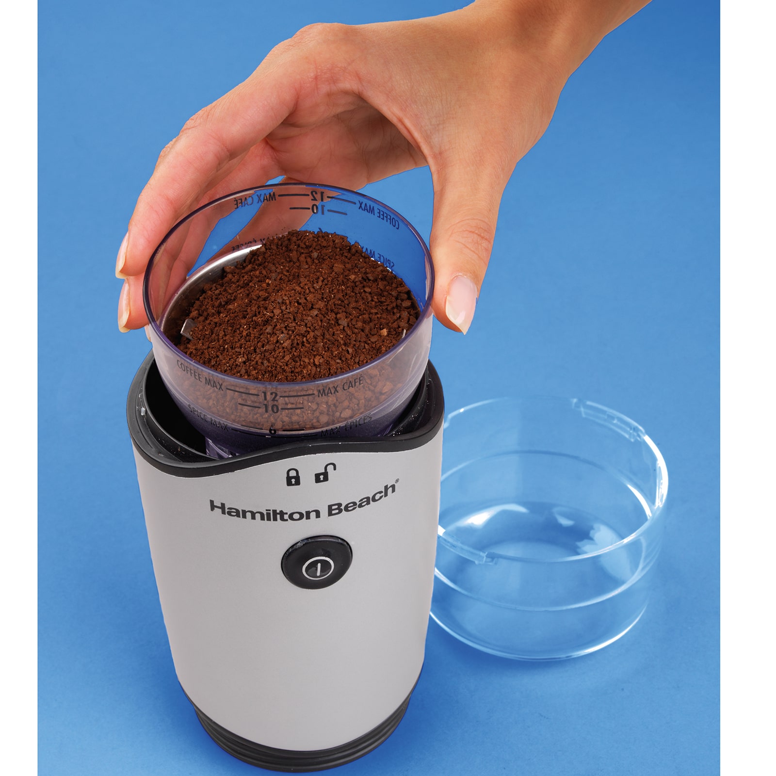Hamilton Beach® Coffee Grinder with Removable Chamber