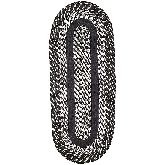 Better Trends Newport Braid Oval Runner Rug