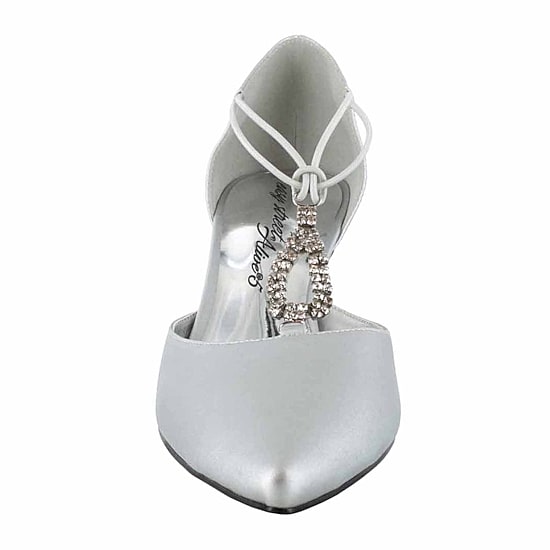 Easy Street Moonlight Womens Pointed Closed Toe Cone Heel Pumps