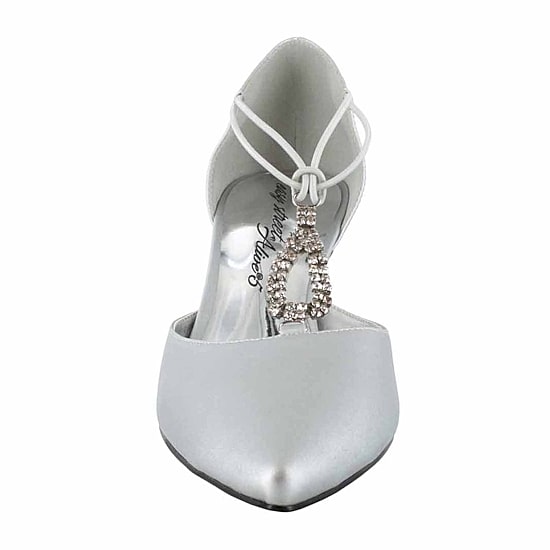 Easy Street Moonlight Womens Pointed Closed Toe Cone Heel Pumps