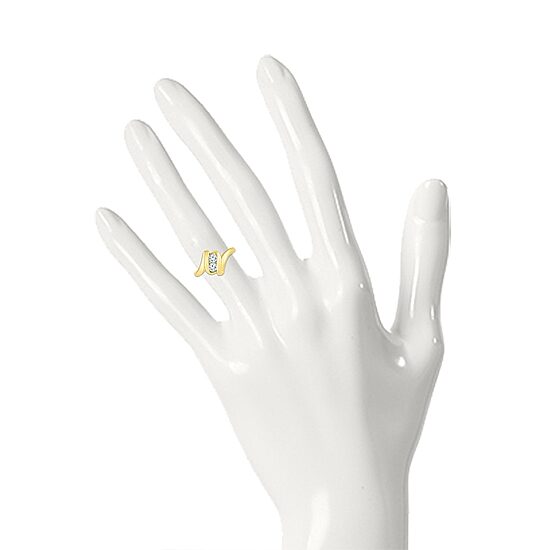 Womens 1/3 CT. T.W. Natural White Diamond 10K Gold Cocktail Ring