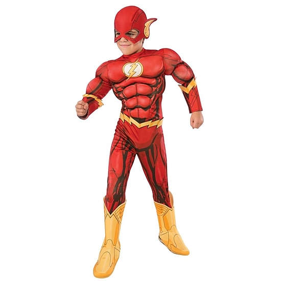 Little & Big  Boys Deluxe DC Comics The Flash 5-pc. Costume