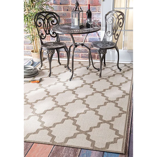 nuLoom Machine Made Gina Outdoor Moroccan Trellis Rug