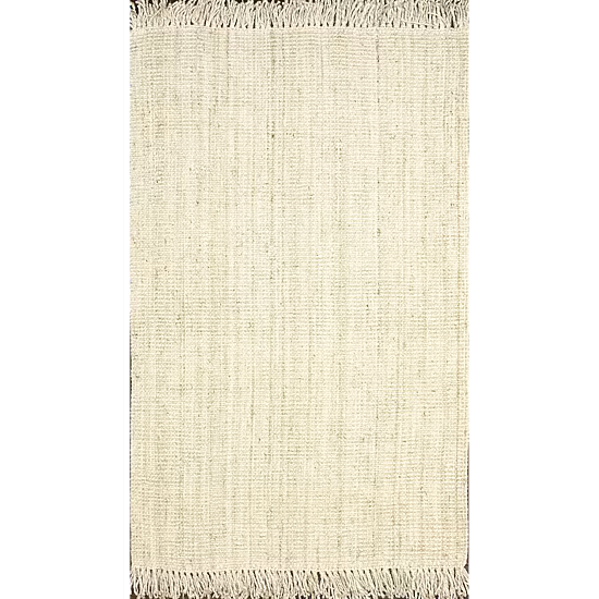 nuLoom Hand Woven Chunky Loop Jute Rug