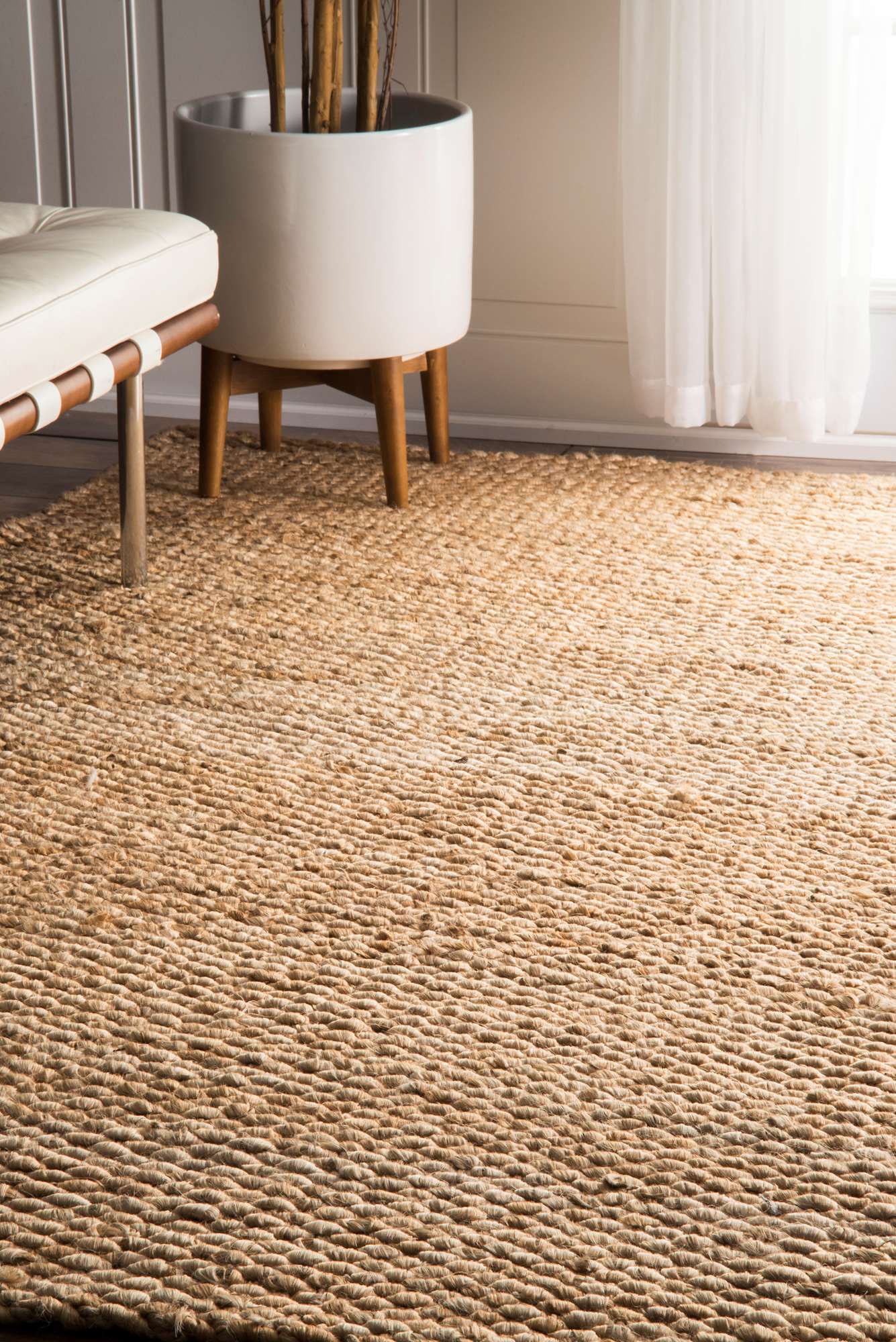 nuLoom Hand Woven Hailey Jute Rug