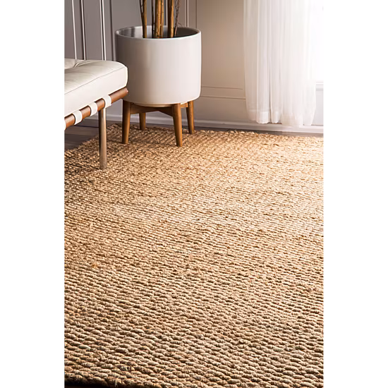 nuLoom Hand Woven Hailey Jute Rug