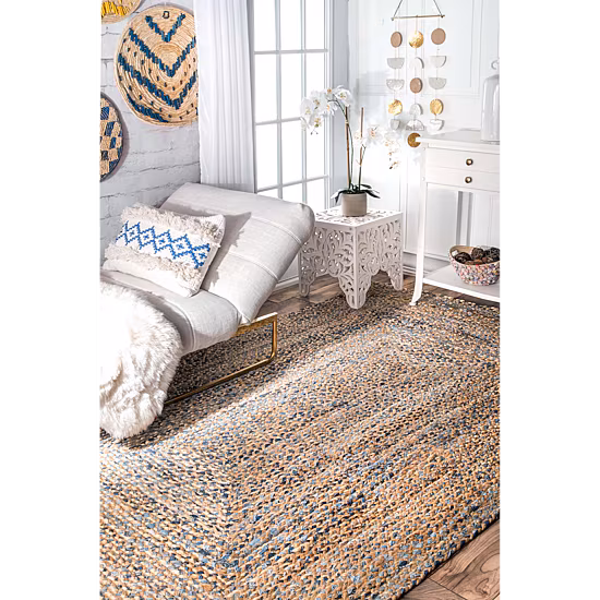 nuLoom Hand Braided Eliz Jute Rug