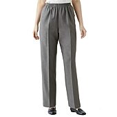 Alfred Dunner Classics Womens Straight Mid Rise Pull-On Pant