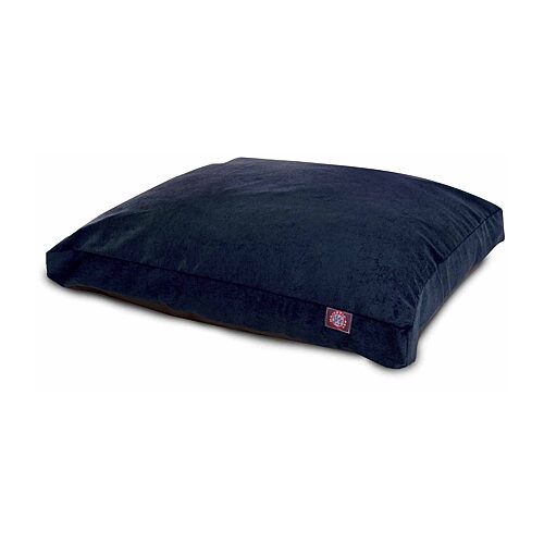 MajesticPet 788995500599 29 x 36 in. Villa Rectangle Pet Bed, Navy