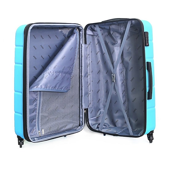 Dukap Rodez 24 Inch Hardside Expandable Lightweight Checked Spinner Luggage