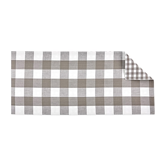 Design Imports Gingham Buffalo Check Table Runner