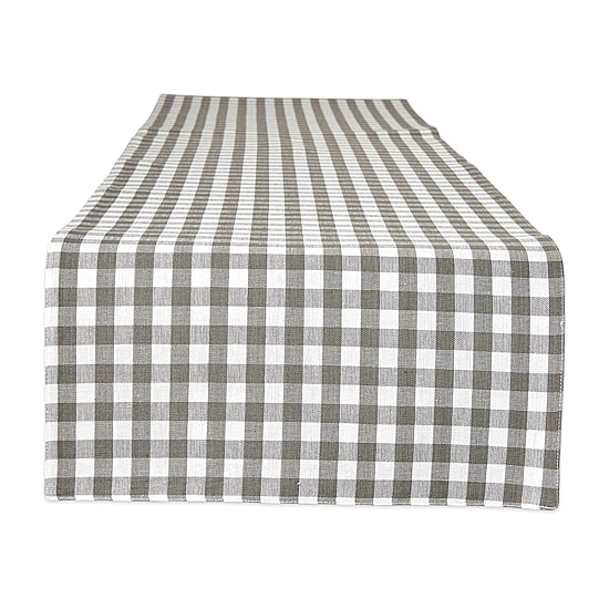 Design Imports Gingham Buffalo Check Table Runner