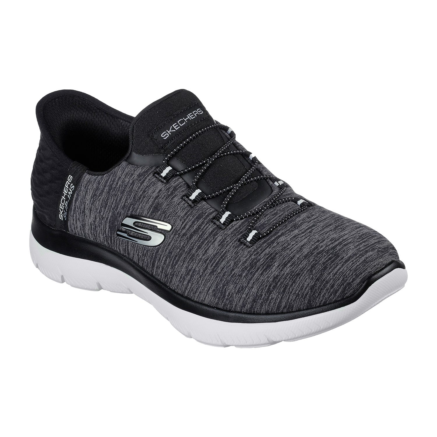 Skechers Hands Free Slip-Ins Summits Dazzling Haze Womens Slip-On Walking Shoes Wide Width