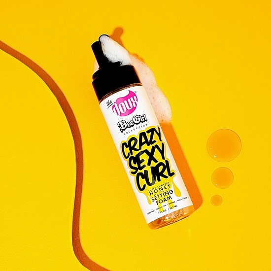 The Doux Bee Girl Collection: Crazy Sexy Curl Honey Setting Foam Hair Mousse