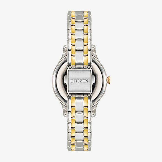 Citizen Classic Womens Two Tone Stainless Steel Bracelet Watch Em0897-51x