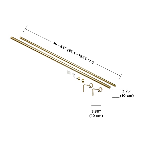 Umbra® Cappa 1" Adjustable Curtain Rod