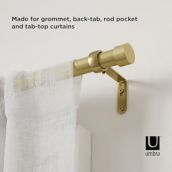 Umbra® Cappa 1" Adjustable Curtain Rod