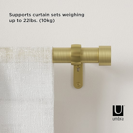 Umbra® Cappa 1" Adjustable Curtain Rod