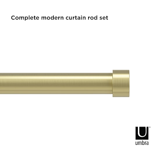 Umbra® Cappa 1" Adjustable Curtain Rod