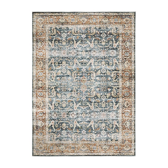 Covington Home Chelsea Distressed Oriental Washable Indoor Rectangular Area Rug