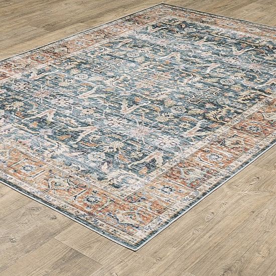 Covington Home Chelsea Distressed Oriental Washable Indoor Rectangular Area Rug