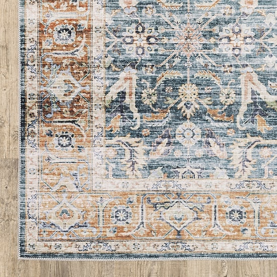 Covington Home Chelsea Distressed Oriental Washable Indoor Rectangular Area Rug