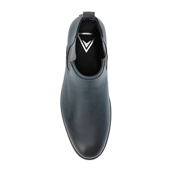Vance Co Mens Landon Stacked Heel Chelsea Boots