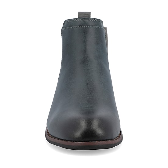 Vance Co Mens Landon Stacked Heel Chelsea Boots
