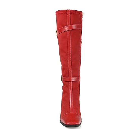 Journee Collection Womens Gaibree Stacked Heel Riding Boots