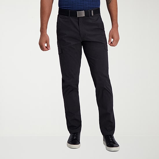 Haggar The Active Series Free Trek Urban Mens Stretch Fabric Straight Fit Cargo Pant