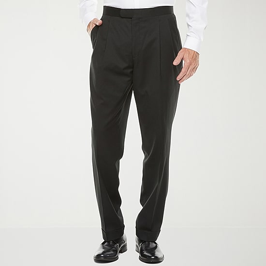 Stafford Coolmax All Season Ecomade Mens Classic Fit Tuxedo Pant