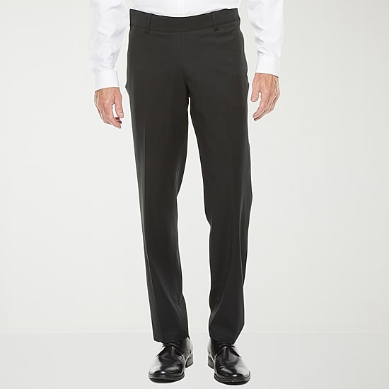 Stafford Coolmax All Season Ecomade Mens Adaptive Classic Fit Flat Front Suit Pant