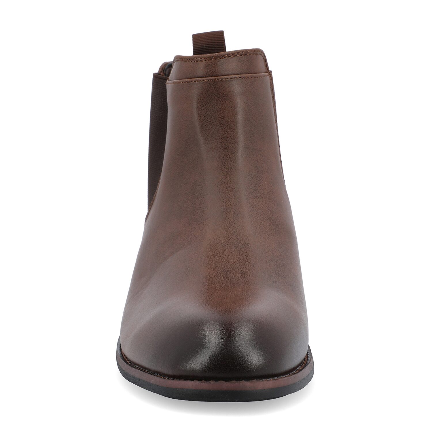 Vance Co Mens Landon Stacked Heel Chelsea Boots