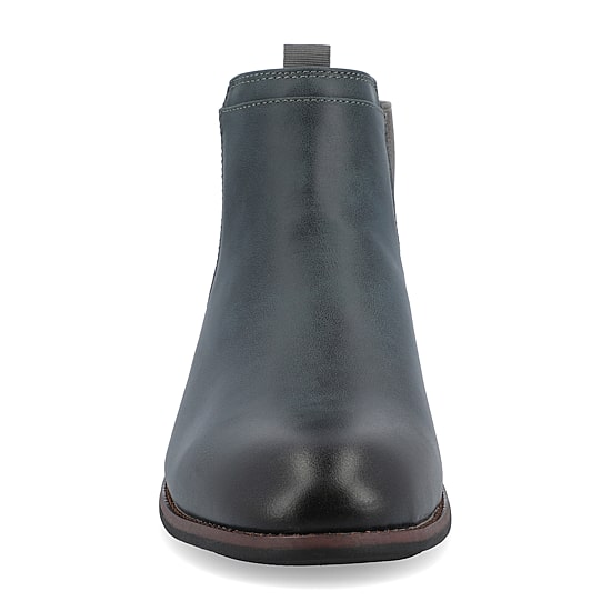 Vance Co Mens Landon Stacked Heel Chelsea Boots