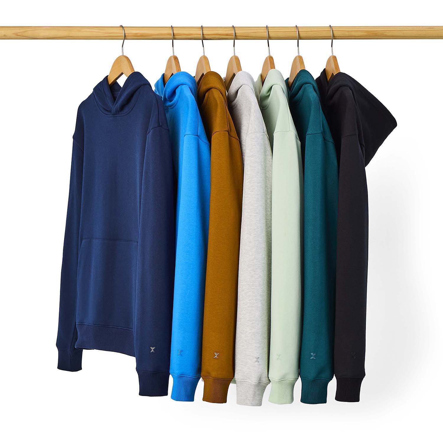 Xersion Cotton Fleece Mens Long Sleeve Moisture Wicking Active Hoodie