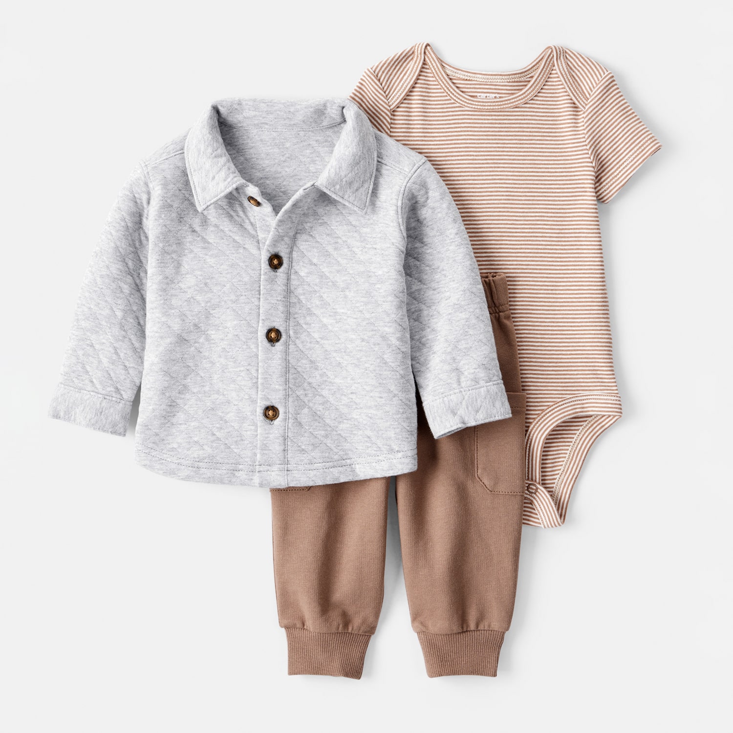 Carter's Baby Boys French Terry 3-pc. Pant Set