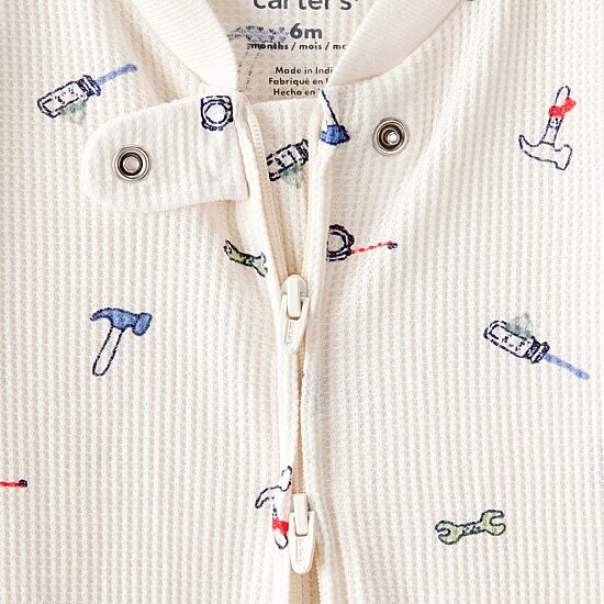 Carter's Construction Print Baby Boys Sleep and Play