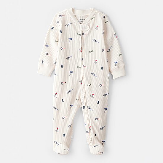 Carter's Construction Print Baby Boys Sleep and Play