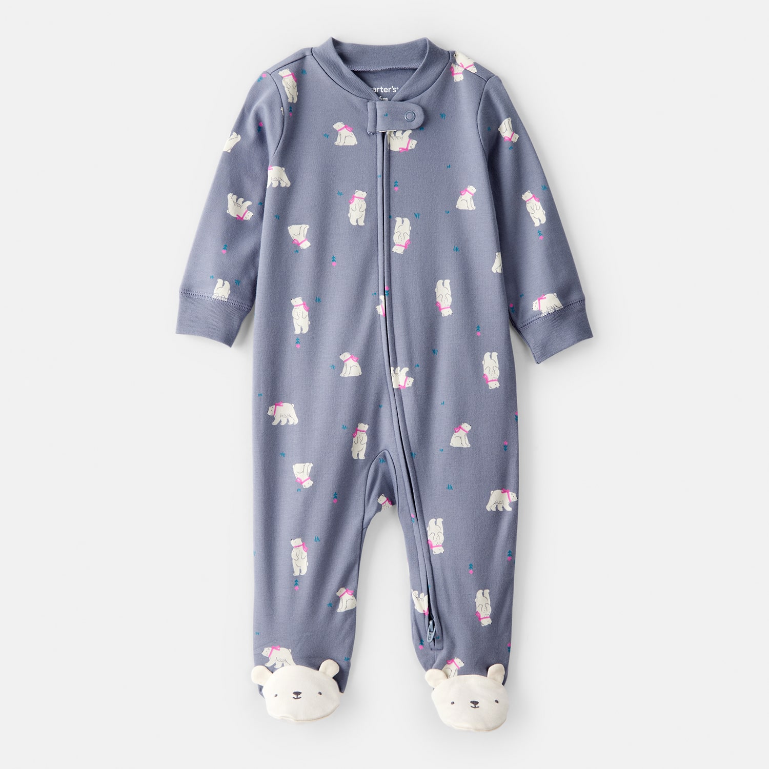 Carter's Polar Bear Baby Girls Sleep and Play