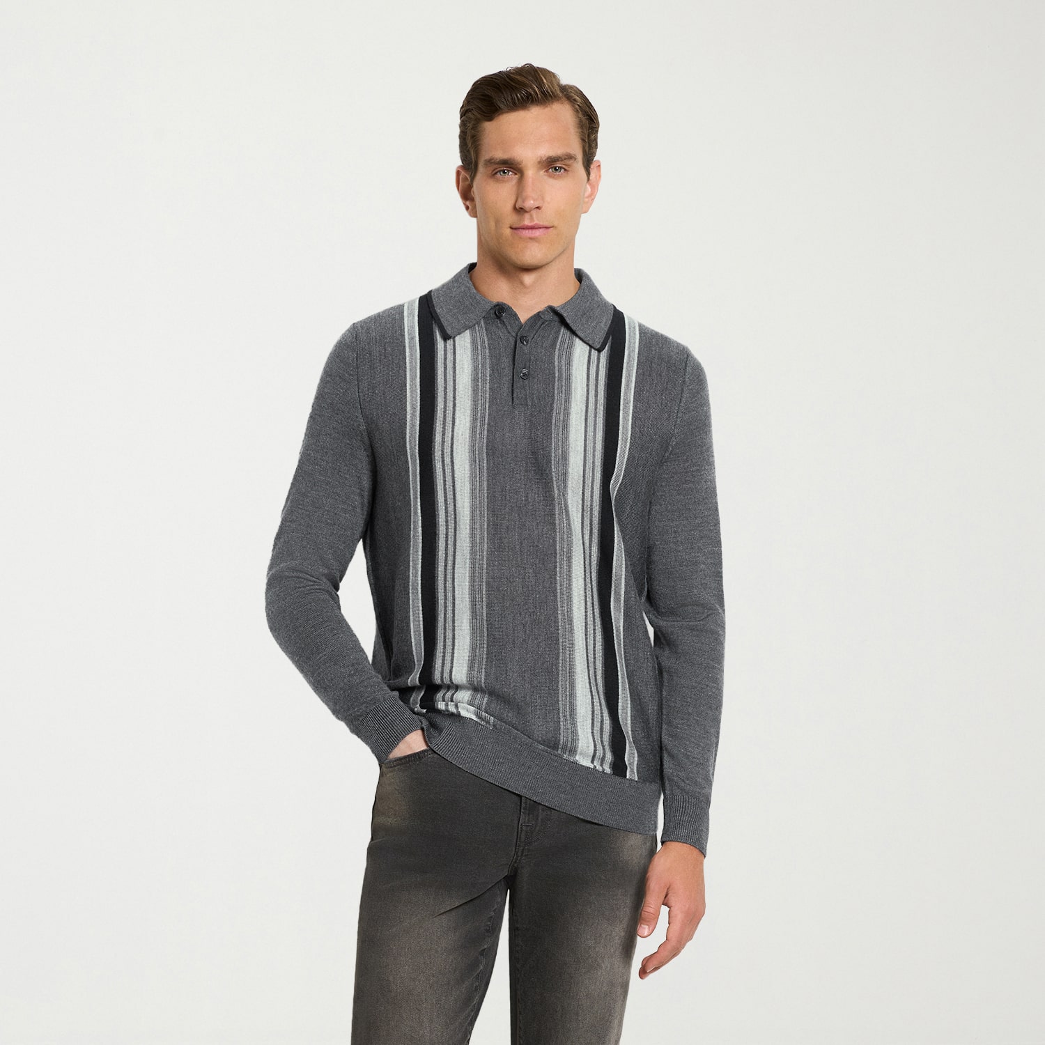 Van Heusen Essential Mens Long Sleeve Pullover Sweater