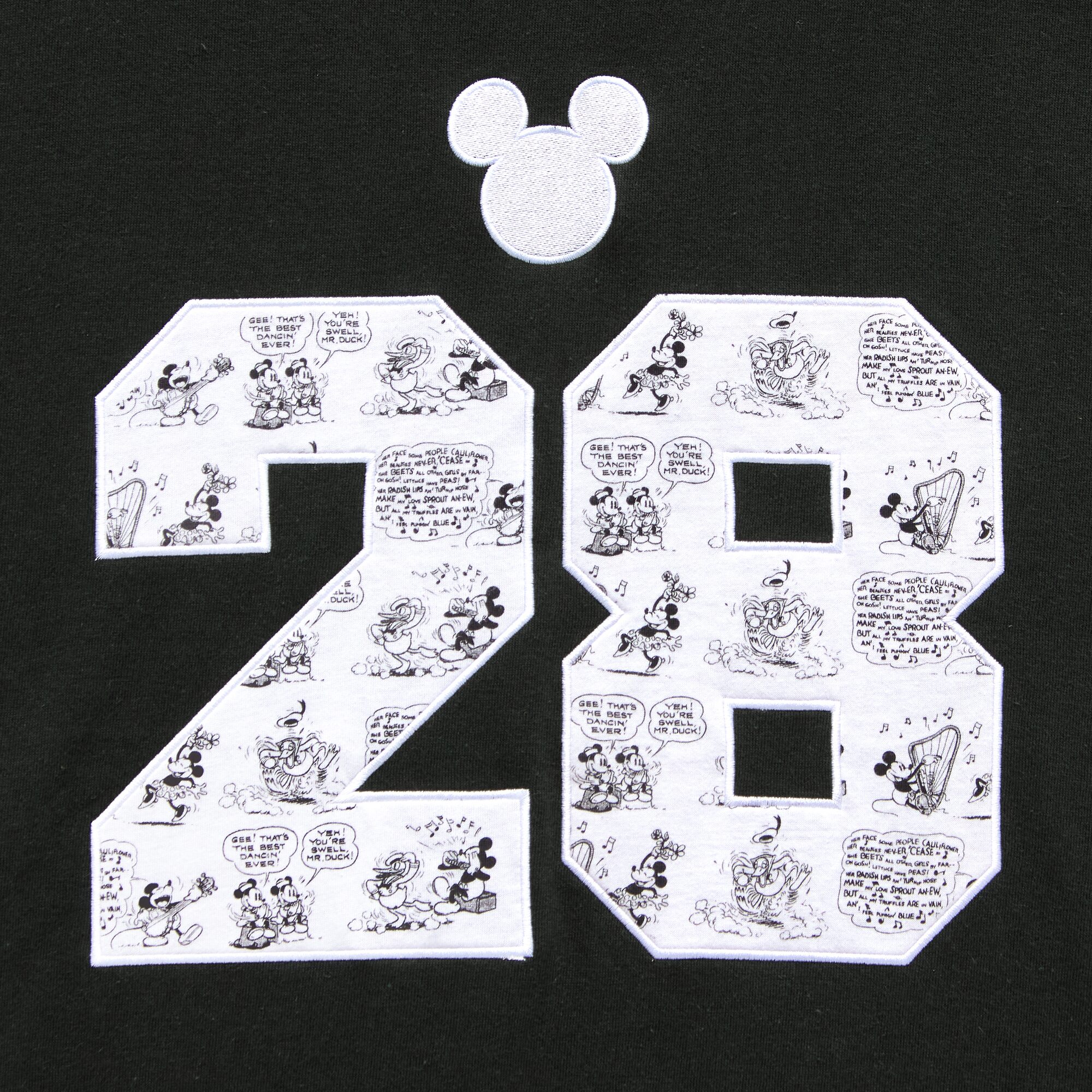 Womens Juniors Crew Neck Long Sleeve Mickey and Friends Sweatshirt