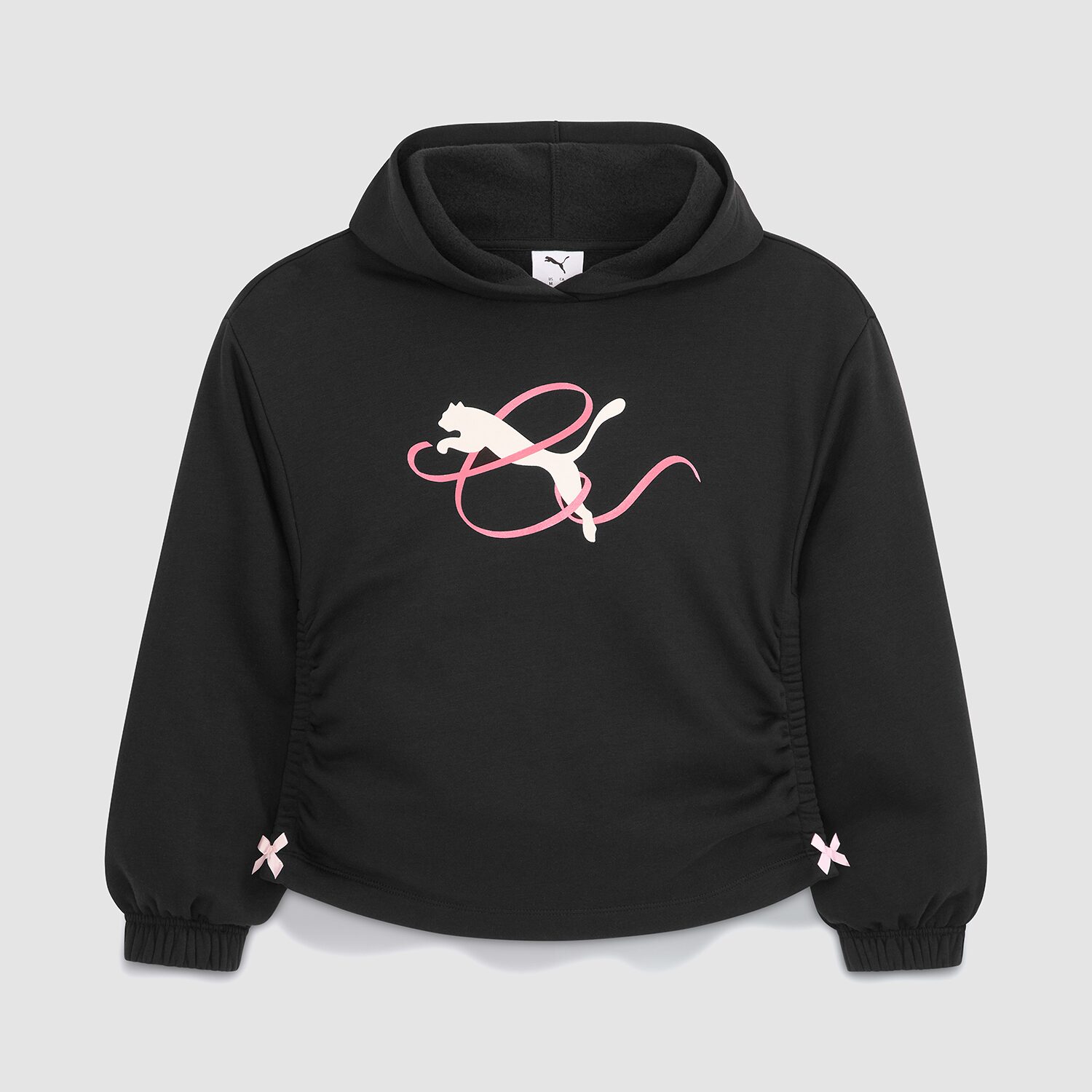 PUMA Big Kid Girls Long Sleeve Fleece Active Hoodie