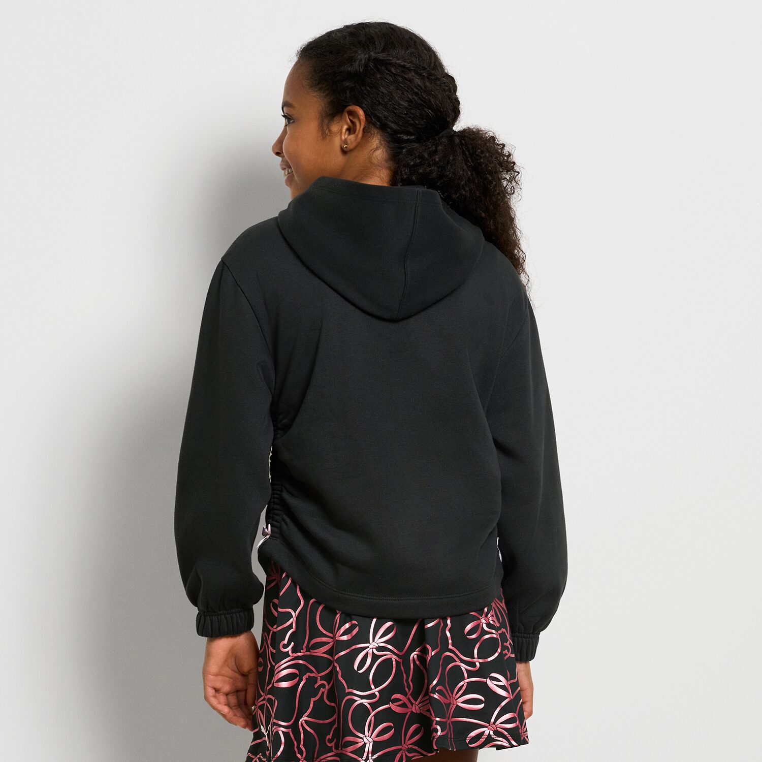 PUMA Big Kid Girls Long Sleeve Fleece Active Hoodie