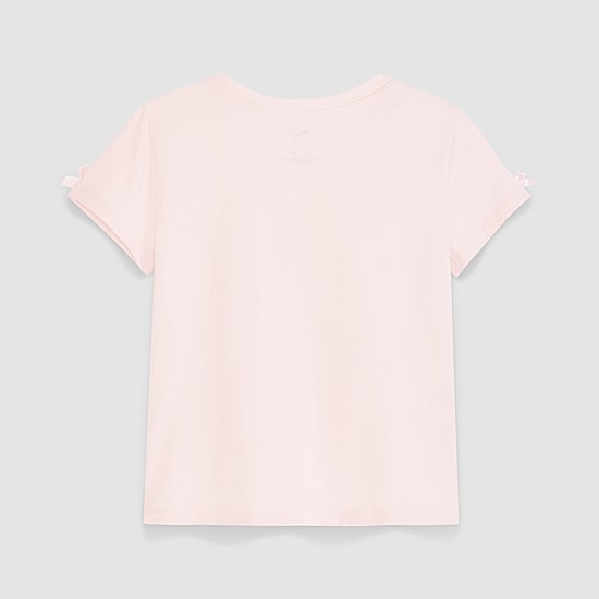 PUMA Big Kid Girls Crew Neck Short Sleeve Regular Fit Graphic T-Shirt