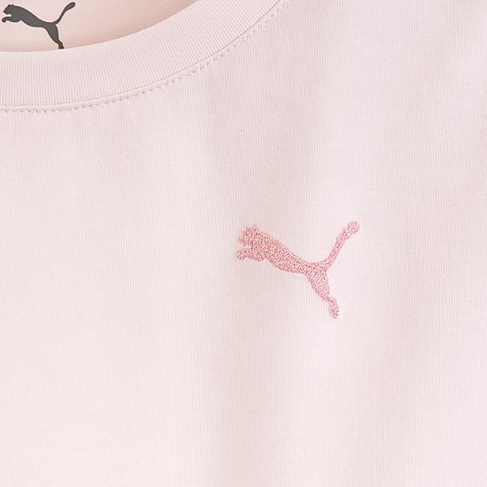 PUMA Big Kid Girls Crew Neck Short Sleeve Regular Fit Graphic T-Shirt