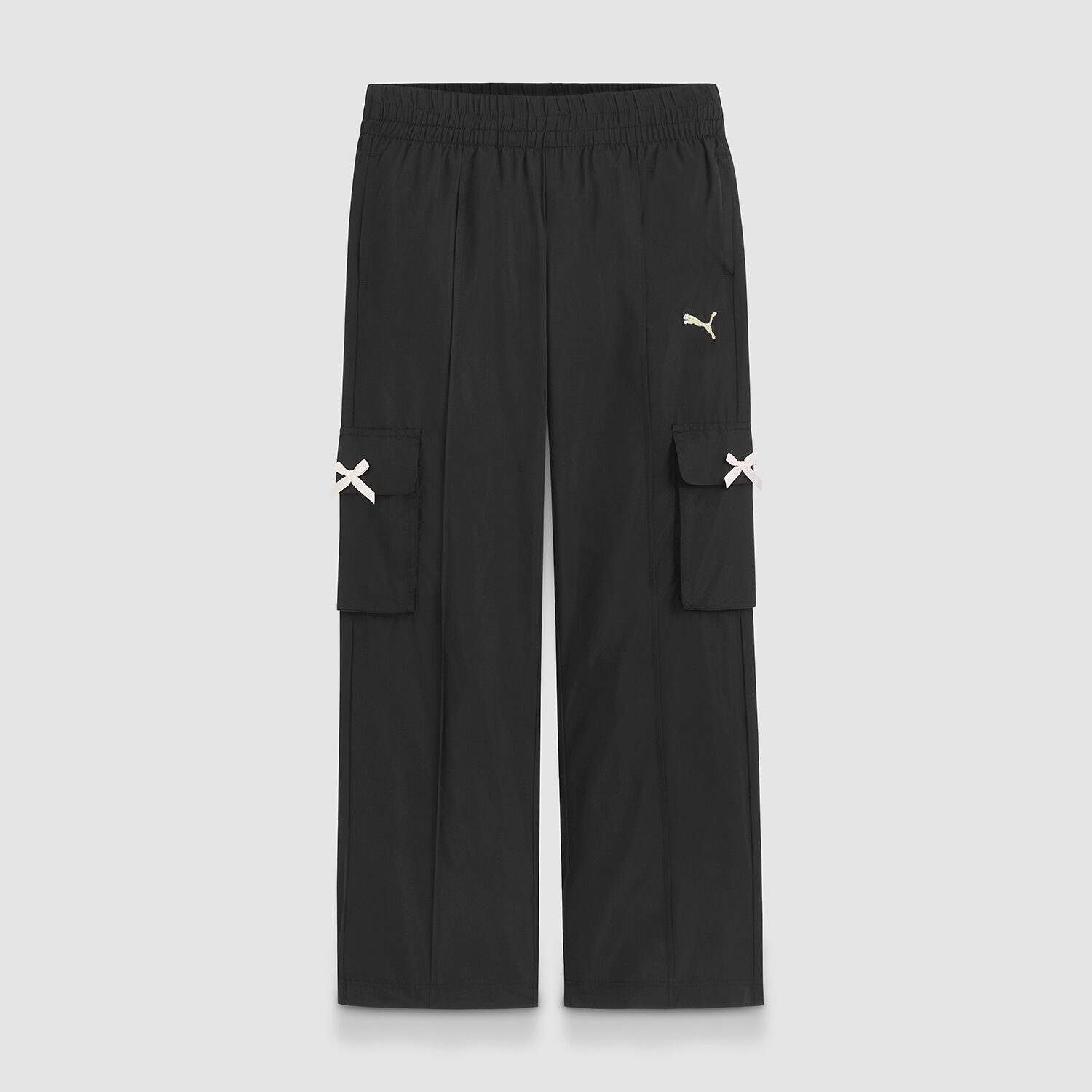 PUMA Big Kid Girls Mid Rise Wide Leg Active Cargo Pant