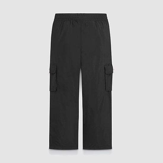 PUMA Big Kid Girls Mid Rise Wide Leg Active Cargo Pant