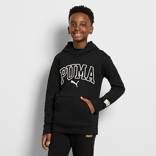 PUMA Big Kid Boys Long Sleeve Fleece Active Hoodie